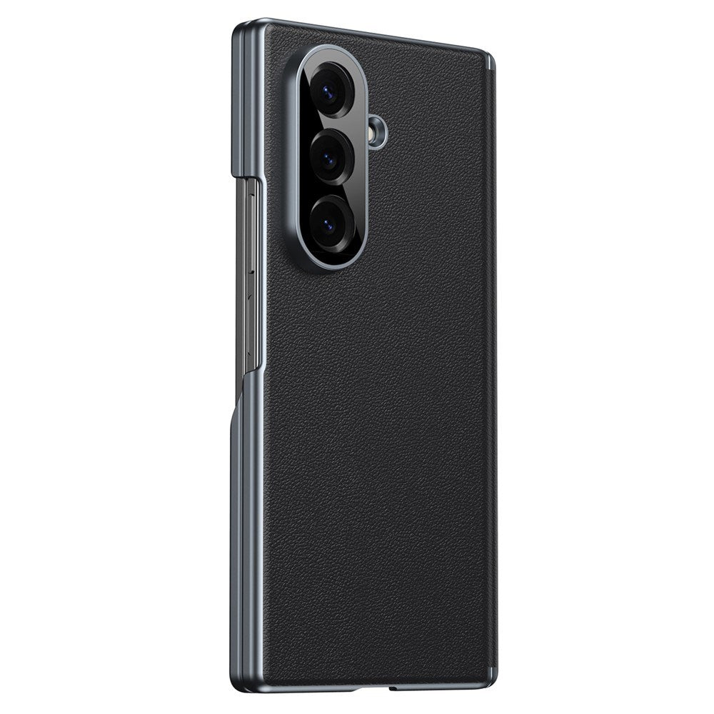 Samsung Galaxy Z Fold8 Kunstlæder Bagside Cover - Sort