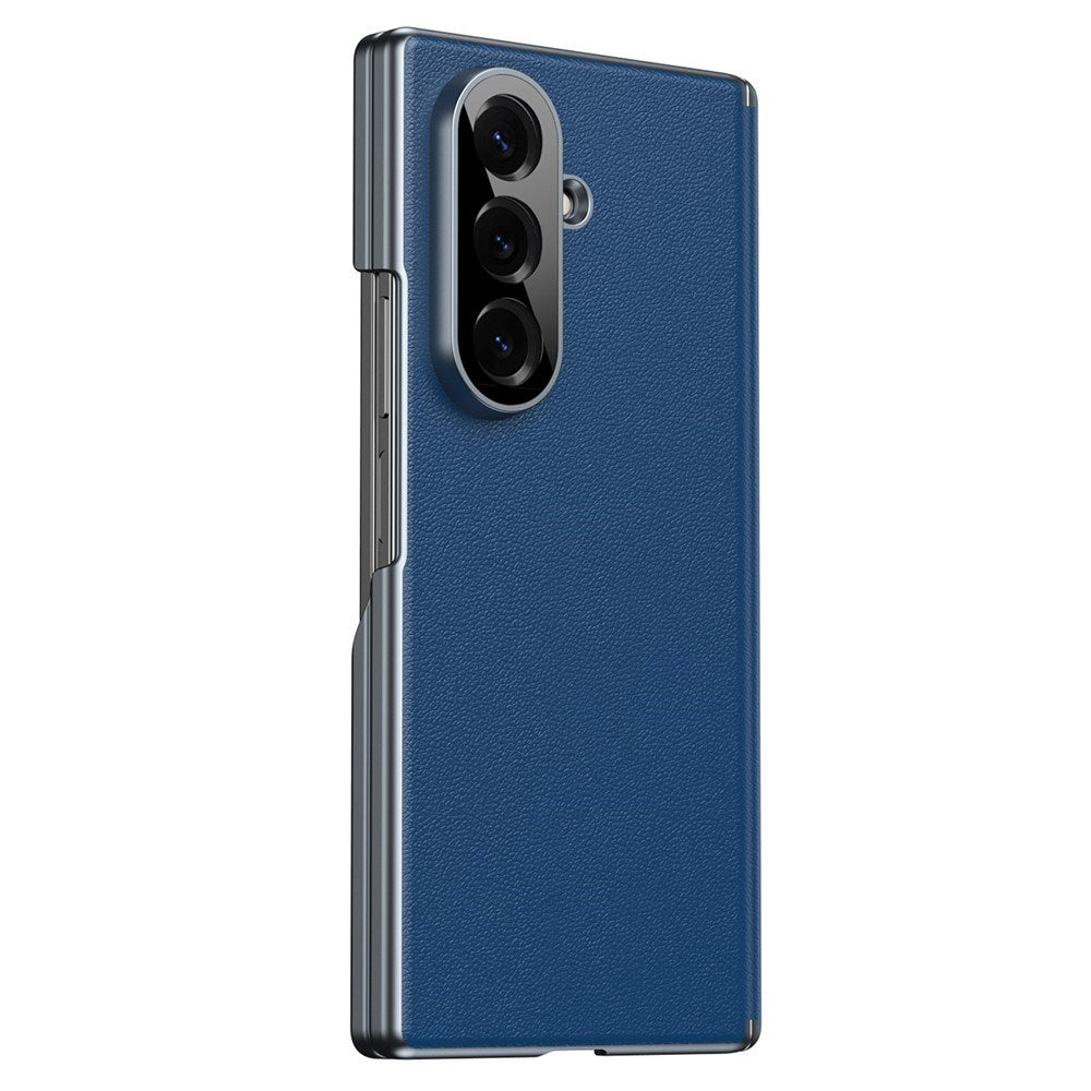 Samsung Galaxy Z Fold8 Kunstlæder Bagside Cover - Blå