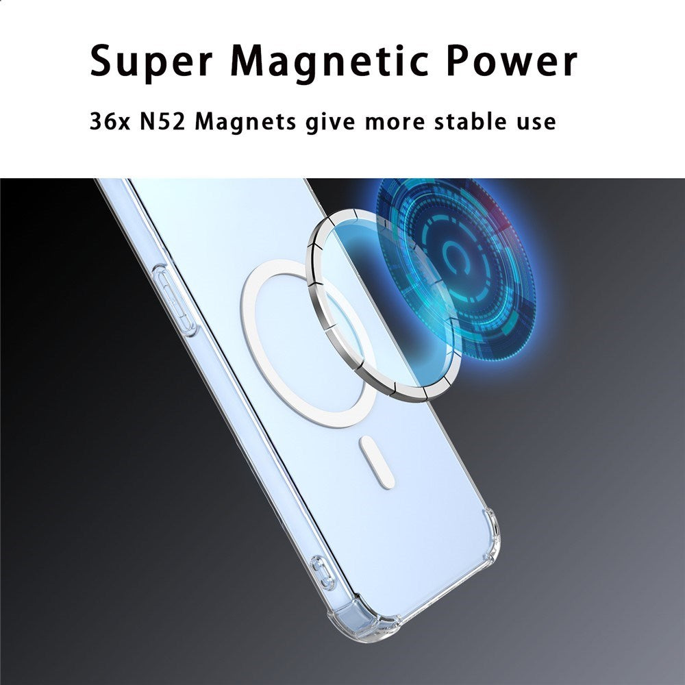 Realme 16 Pro+ EIDERWOOD Hybrid Plast Cover m. Stødabsorberende Hjørner - MagSafe Kompatibel - Gennemsigtig