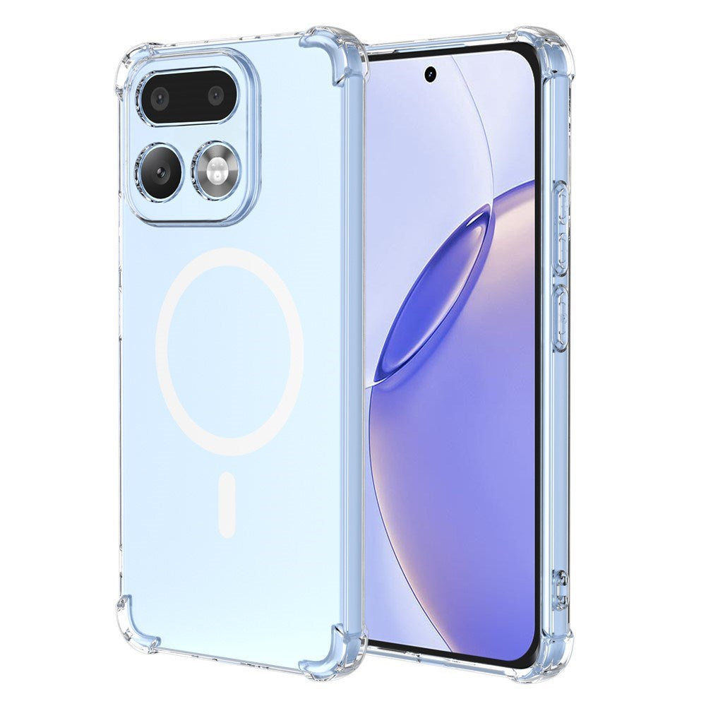 Realme 16 Pro EIDERWOOD Hybrid Plast Cover m. Stødabsorberende Hjørner - MagSafe Kompatibel - Gennemsigtig