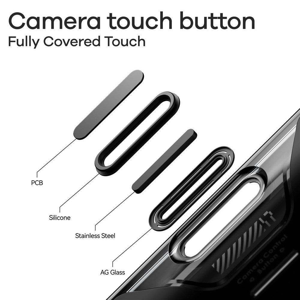 iPhone 17 Pro Max AULUMU Selvlysende Fleksibelt Plastik Cover - MagSafe Kompatibel - Sort