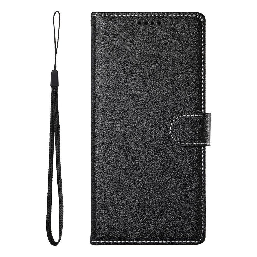 Samsung Galaxy S26 FE EIDERWOOD Flip Cover m. Kortholder og Strop - Sort