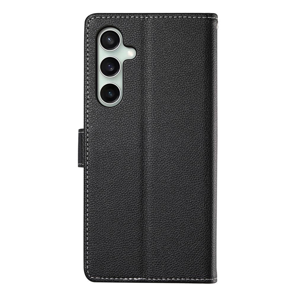 Samsung Galaxy S26 FE EIDERWOOD Flip Cover m. Kortholder og Strop - Sort