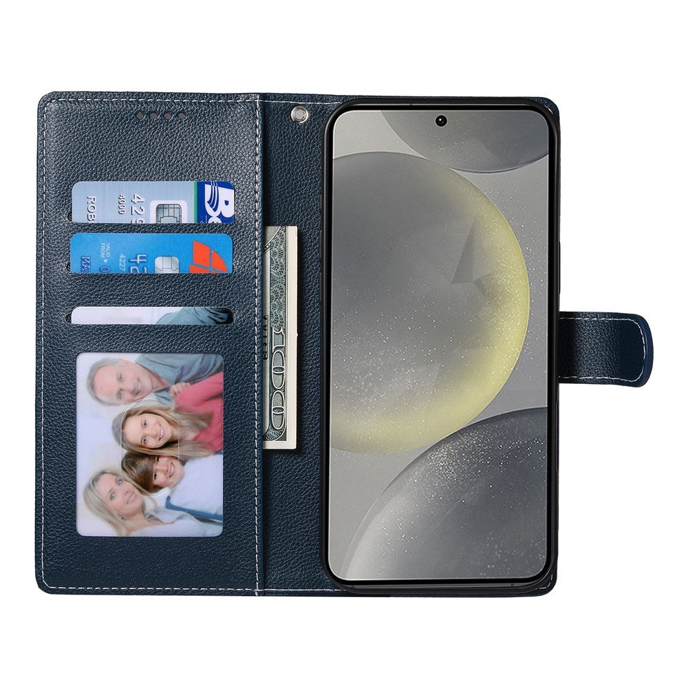 Samsung Galaxy S26 FE EIDERWOOD Flip Cover m. Kortholder og Strop - Blå