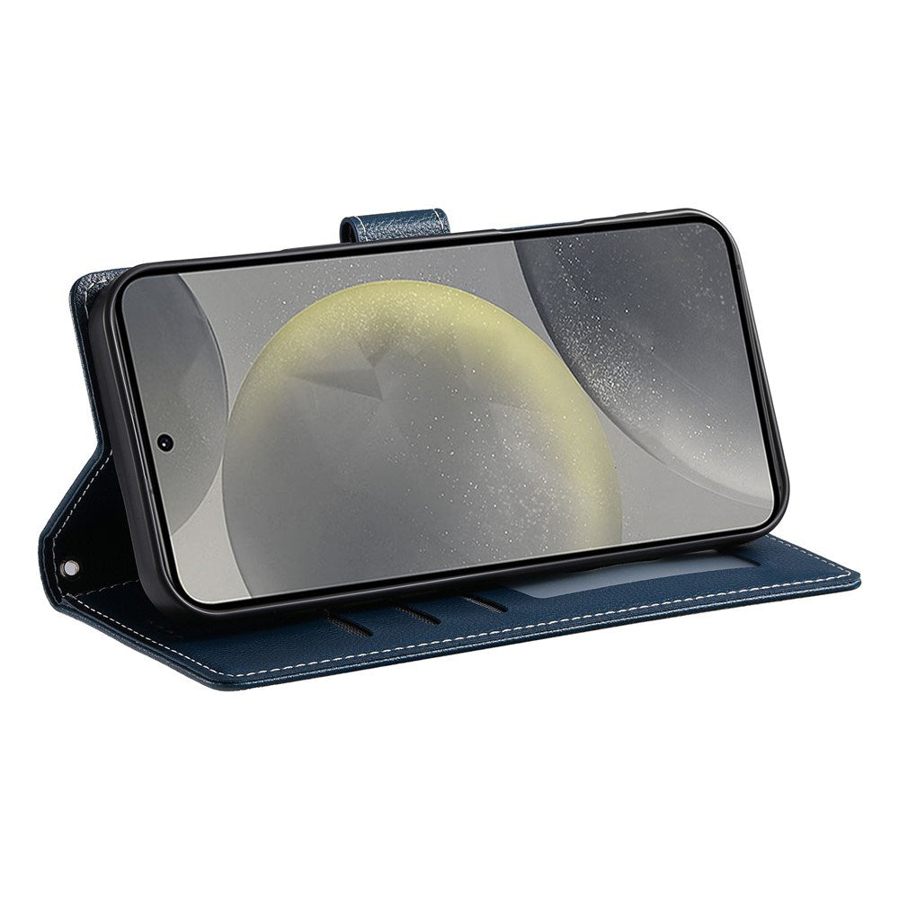 Samsung Galaxy S26 FE EIDERWOOD Flip Cover m. Kortholder og Strop - Blå