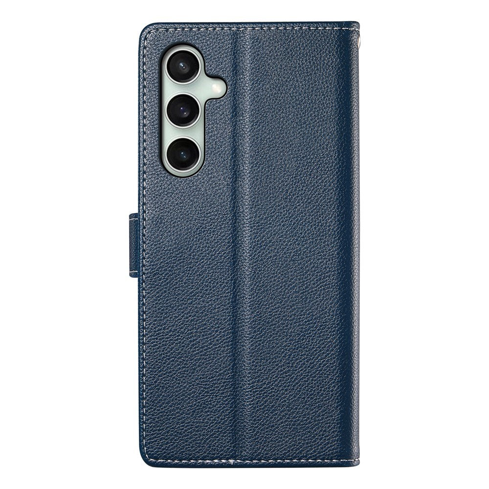 Samsung Galaxy S26 FE EIDERWOOD Flip Cover m. Kortholder og Strop - Blå