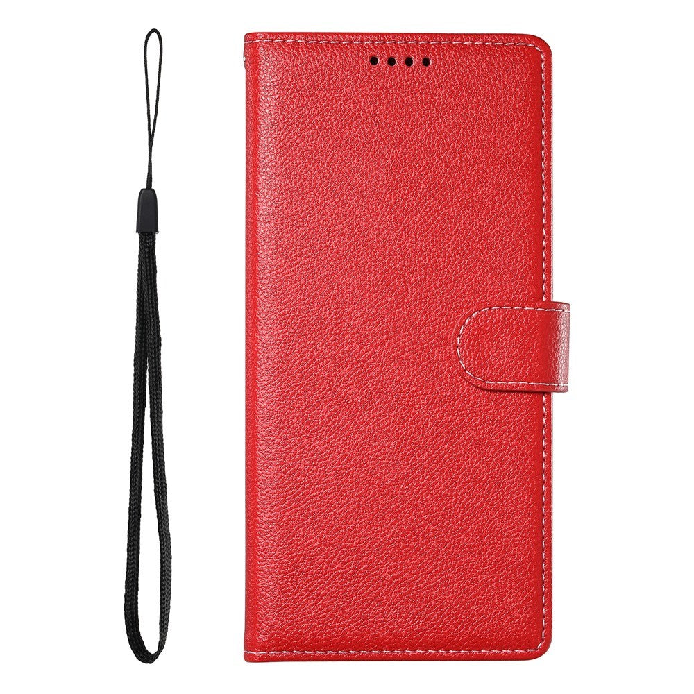 Samsung Galaxy S26 FE EIDERWOOD Flip Cover m. Kortholder og Strop - Rød