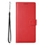 Samsung Galaxy S26 FE EIDERWOOD Flip Cover m. Kortholder og Strop - Rød