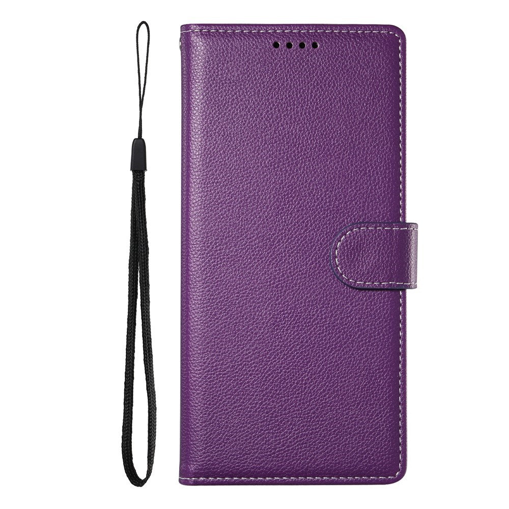 Samsung Galaxy S26 FE EIDERWOOD Flip Cover m. Kortholder og Strop - Lilla