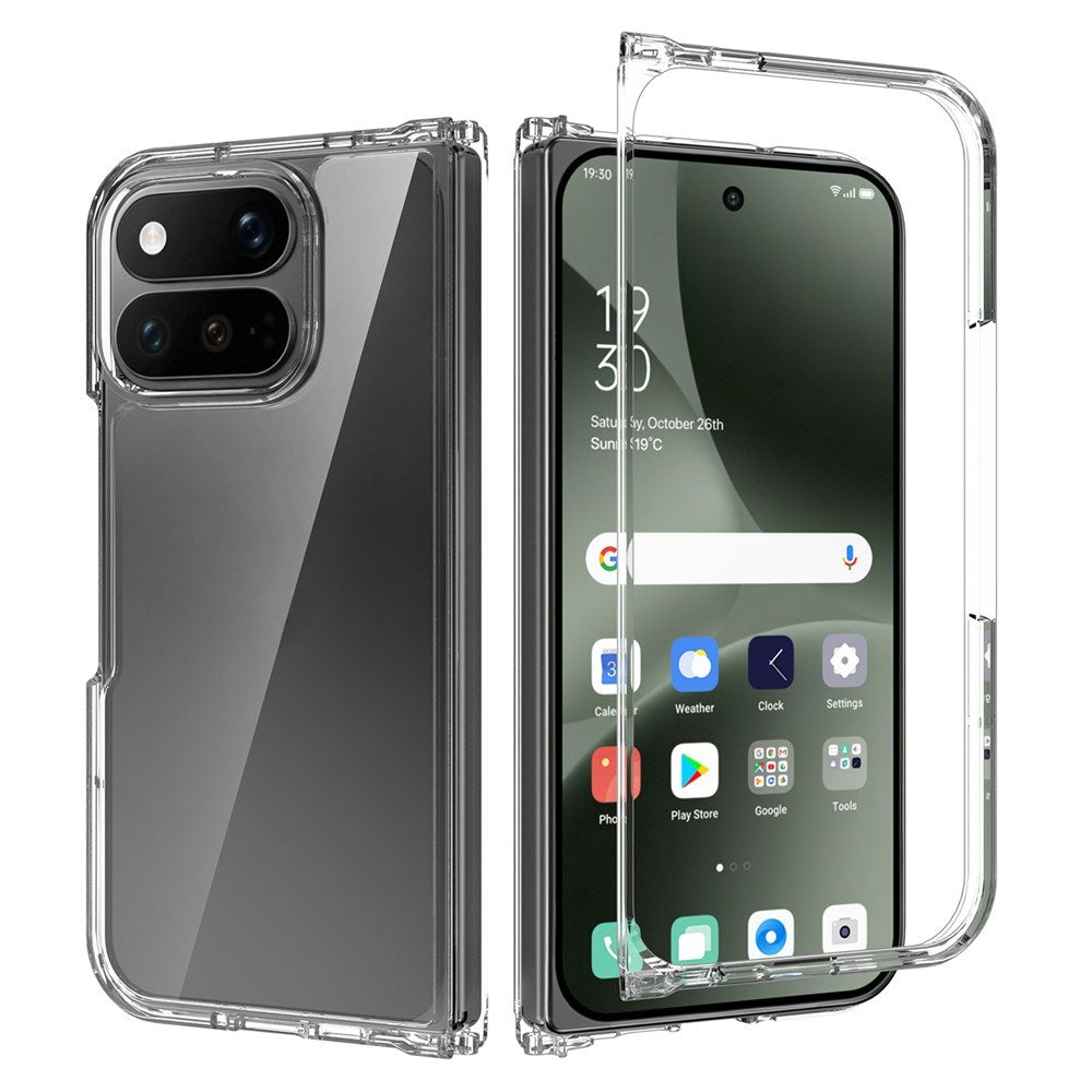 Google Pixel 11 Pro Fold EIDERWOOD Hybrid Plast Cover - Gennemsigtig