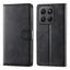 Motorola Moto G47 / G37 EIDERWOOD Læder Flip Cover m. Pung & Strop - Sort