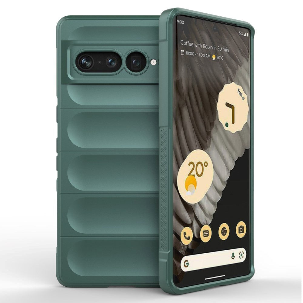 Google Pixel 7 Pro Fleksibelt Plastik Cover - Grøn