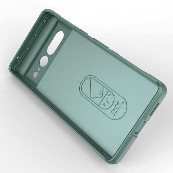 Google Pixel 7 Pro Fleksibelt Plastik Cover - Grøn