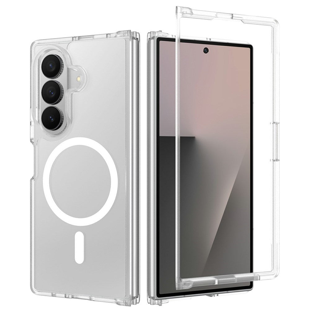 Samsung Galaxy Z Fold8 Mat Fleksibelt Plast Cover - MagSafe Kompatibel - Gennemsigtig