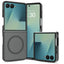 Samsung Galaxy Z Flip8 Mat Fleksibelt Plast Cover - MagSafe Kompatibel - Sort