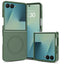 Samsung Galaxy Z Flip8 Mat Fleksibelt Plast Cover - MagSafe Kompatibel - Grøn