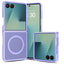 Samsung Galaxy Z Flip8 Mat Fleksibelt Plast Cover - MagSafe Kompatibel - Lilla