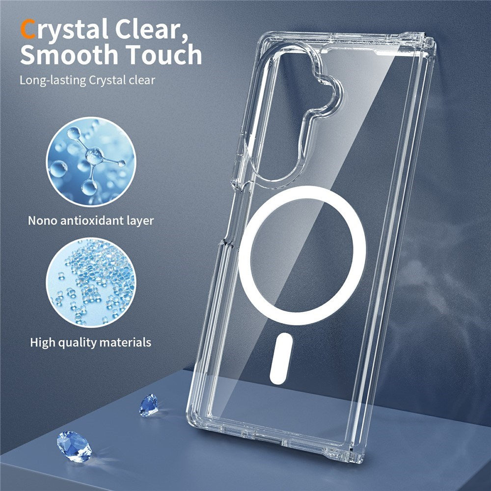 Samsung Galaxy Z Fold8 Hybrid Plast Cover - MagSafe Kompatibel - Gennemsigtig