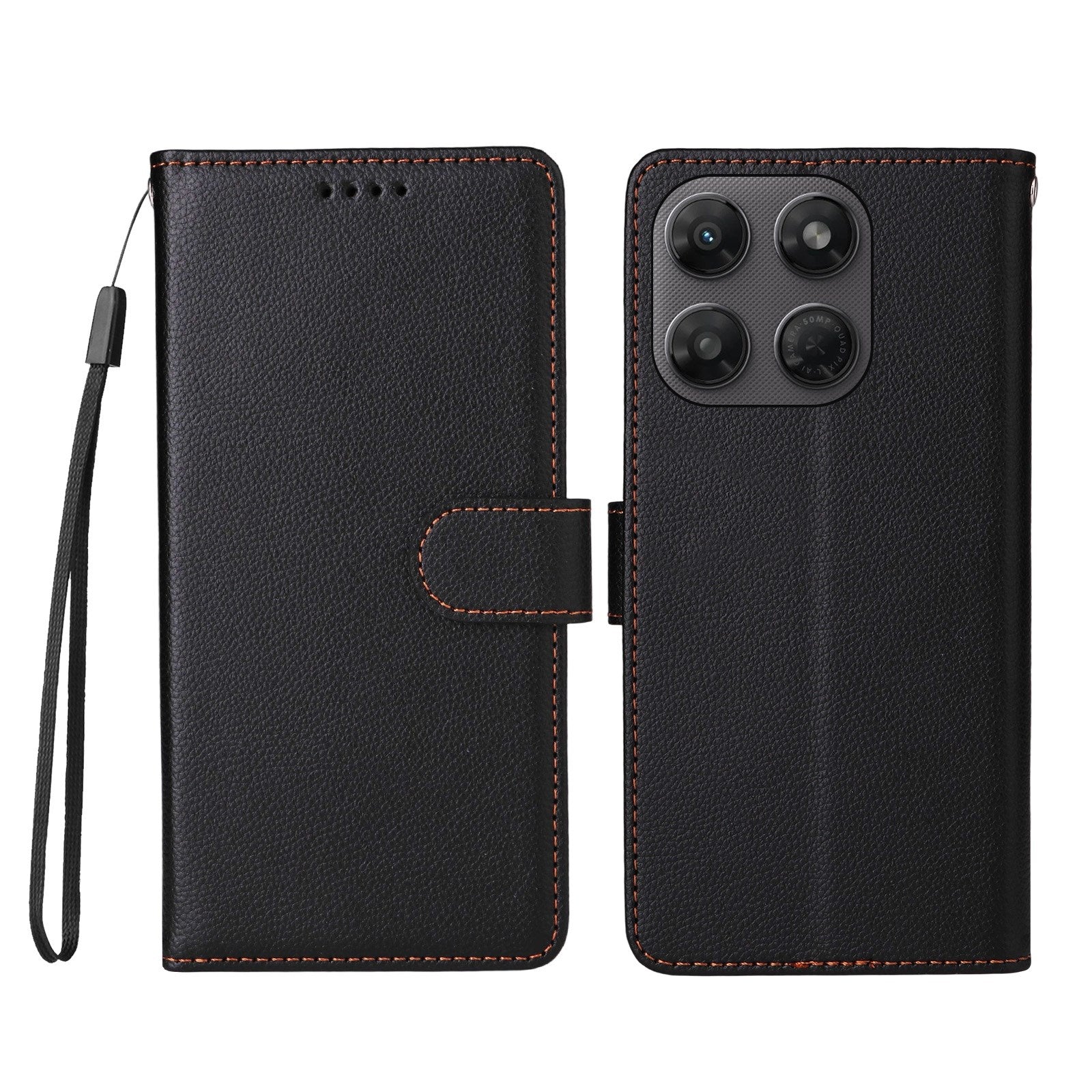Motorola Moto G47 / G37 EIDERWOOD Flip Cover (RFID Blokering) - Sort