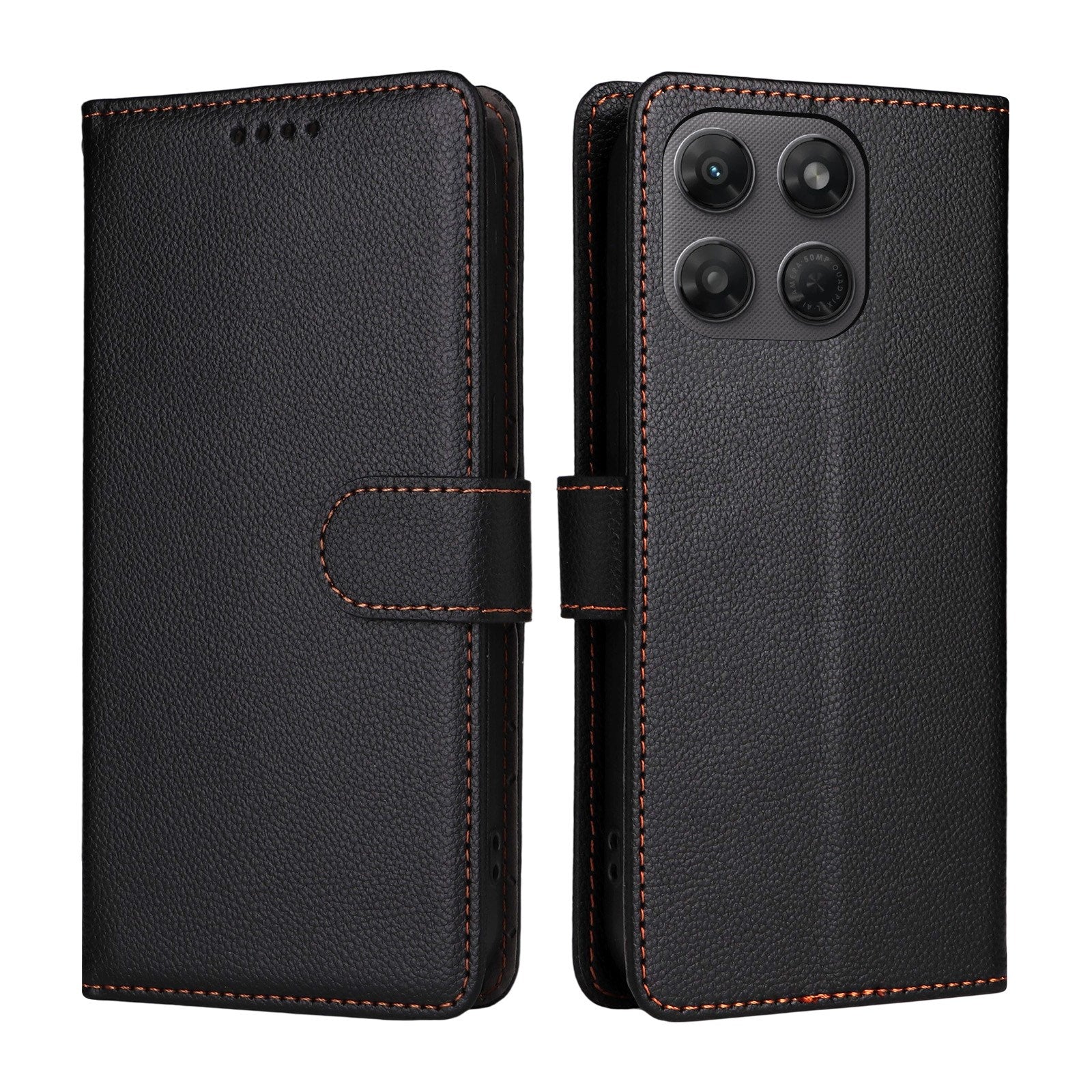 Motorola Moto G47 / G37 EIDERWOOD Flip Cover (RFID Blokering) - Sort