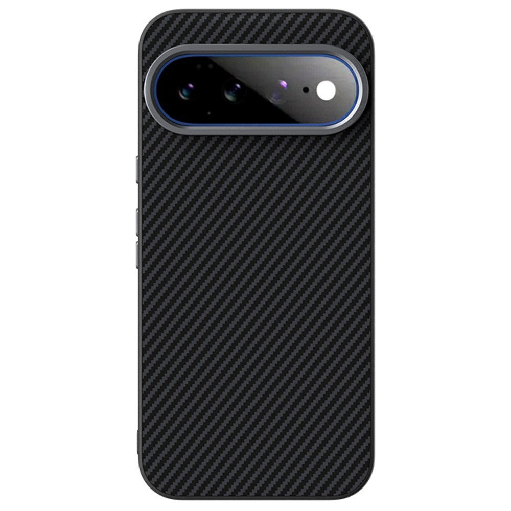 Google Pixel 11 Pro XL ABEEL Hybrid Cover m. Karbonfibretekstur - Sort