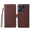 Motorola Edge 70 Pro EIDERWOOD Kunstlæder Flip Cover m. Strop - Brun