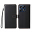 Motorola Edge 70 Pro EIDERWOOD Kunstlæder Flip Cover m. Strop - Sort