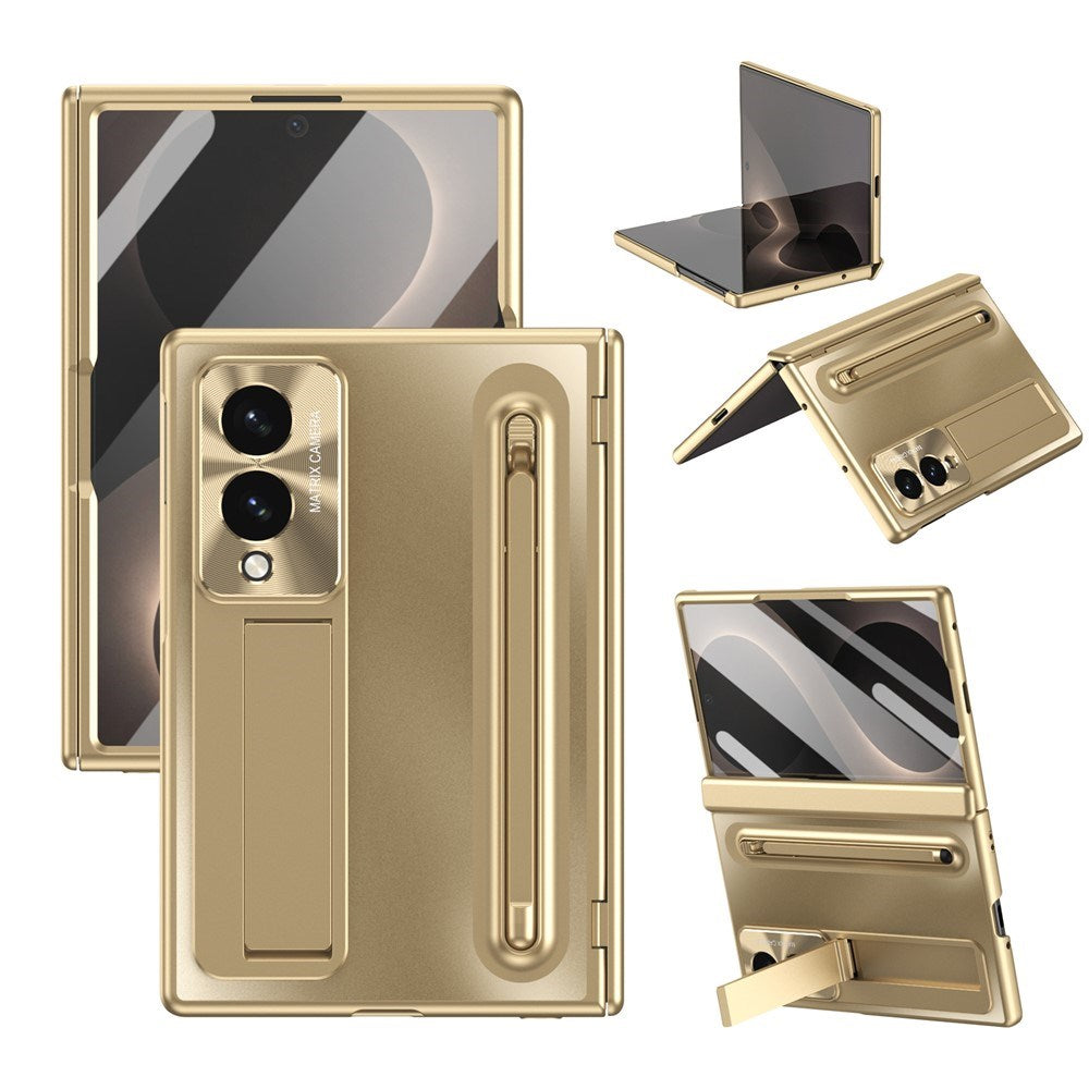 Samsung Galaxy Z Fold8 EIDERWOOD Cover m. Styluspen & Kickstand - Guld