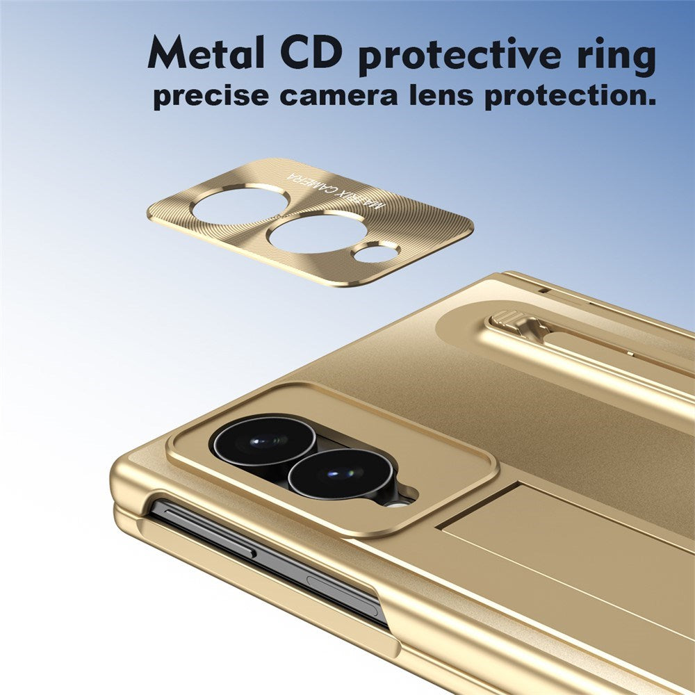 Samsung Galaxy Z Fold8 EIDERWOOD Cover m. Styluspen & Kickstand - Guld