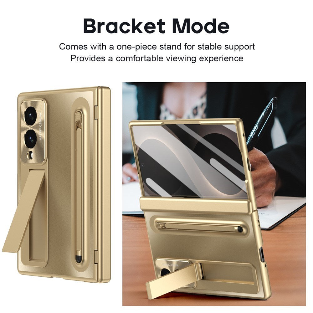 Samsung Galaxy Z Fold8 EIDERWOOD Cover m. Styluspen & Kickstand - Guld