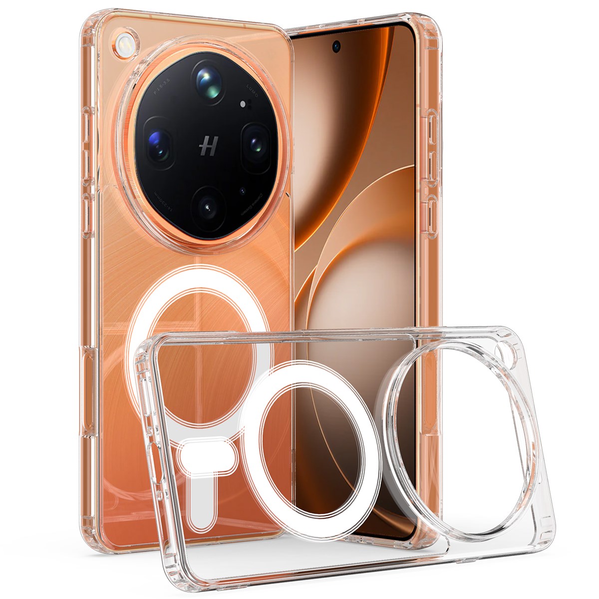 OPPO Find X9 Ultra EIDERWOOD Hybrid Cover - MagSafe Kompatibel - Gennemsigtig