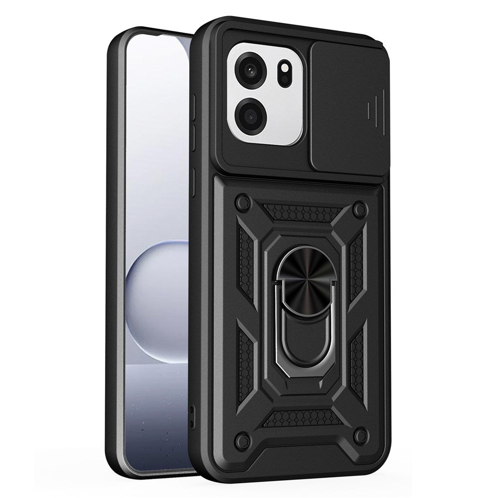OnePlus Nord CE6 EIDERWOOD Hybrid Håndværker Cover m. Kickstand & Cam Slider - Sort