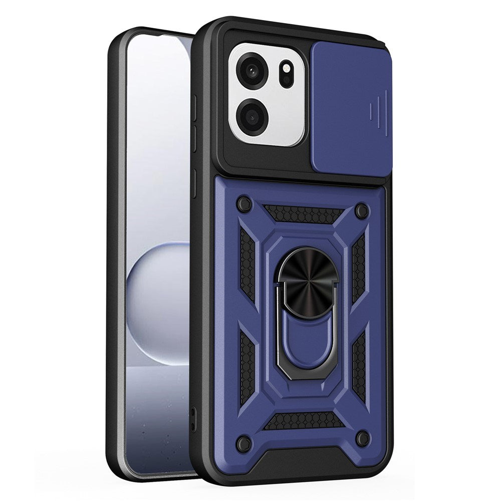 OnePlus Nord CE6 EIDERWOOD Hybrid Håndværker Cover m. Kickstand & Cam Slider - Blå