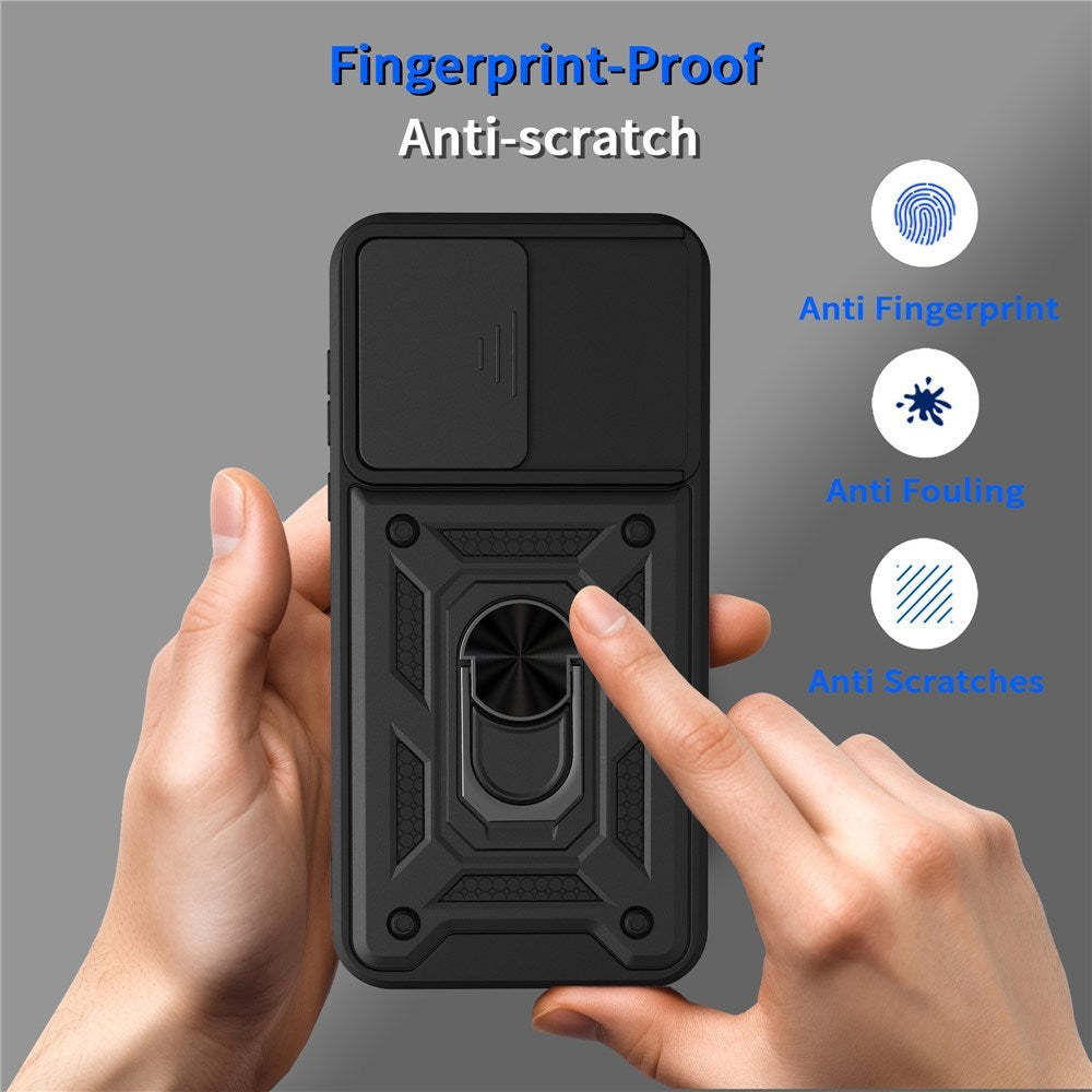 OnePlus Nord CE6 EIDERWOOD Hybrid Håndværker Cover m. Kickstand & Cam Slider - Blå