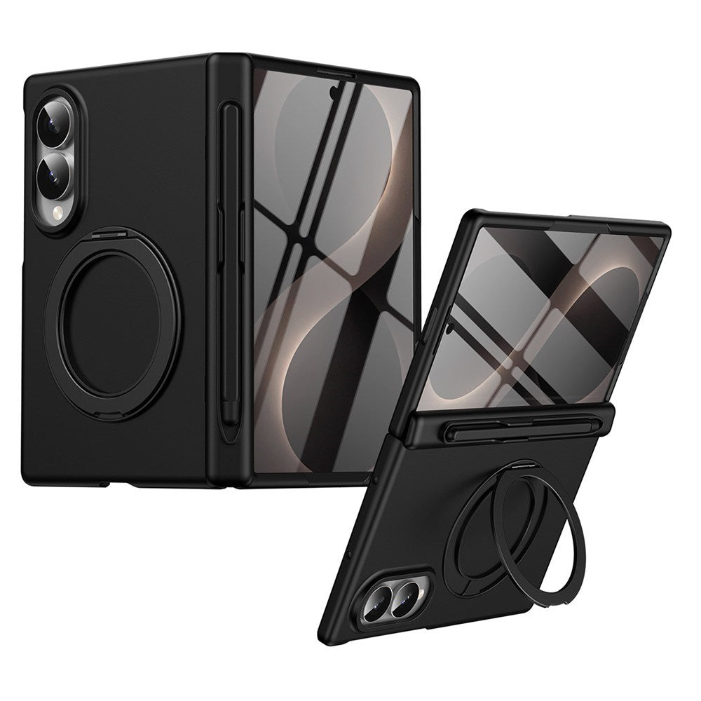 Samsung Galaxy Z Fold8 EIDERWOOD Cover m. Skærmbeskyttelse & Ståfunktion - Sort