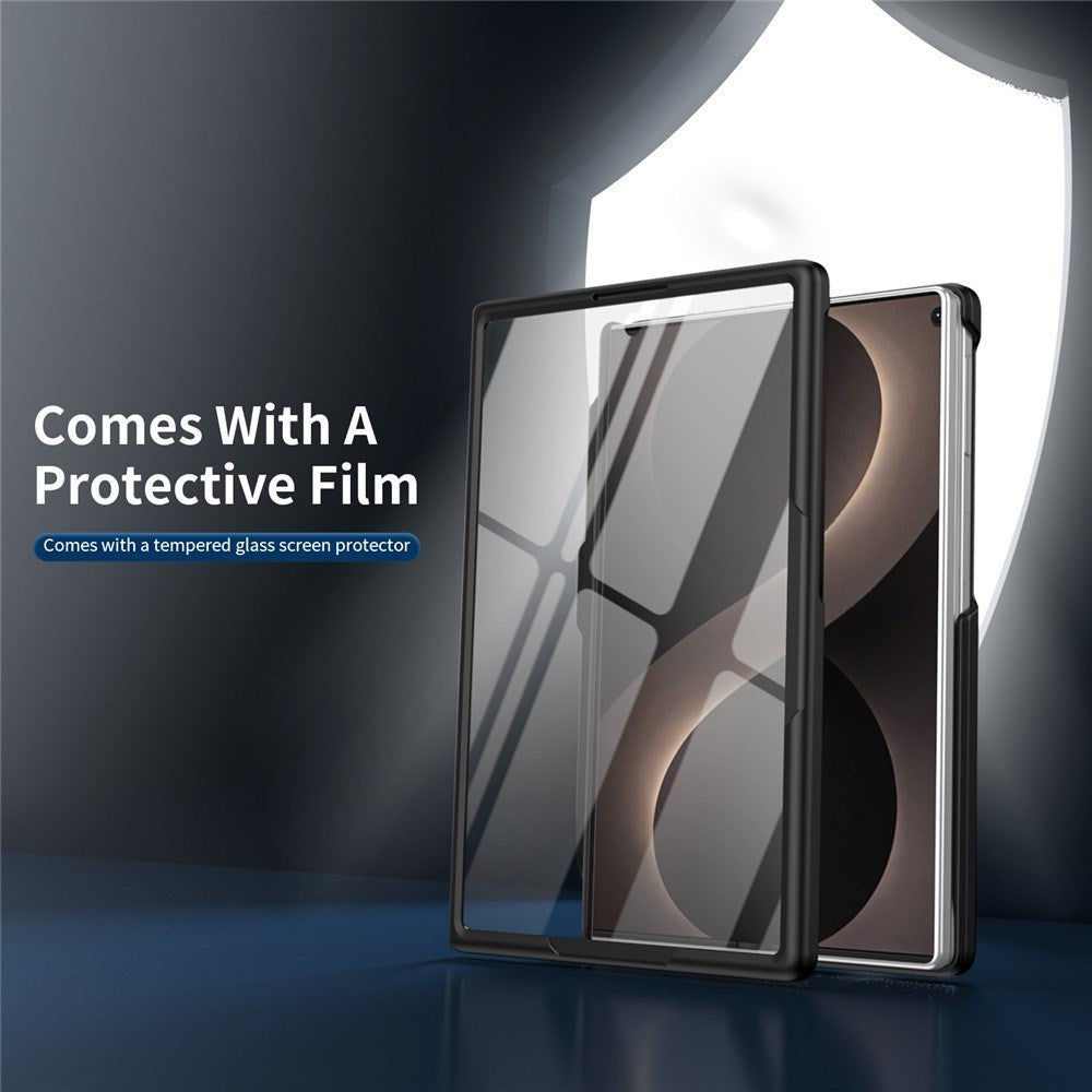 Samsung Galaxy Z Fold8 EIDERWOOD Cover m. Skærmbeskyttelse & Ståfunktion - Sort
