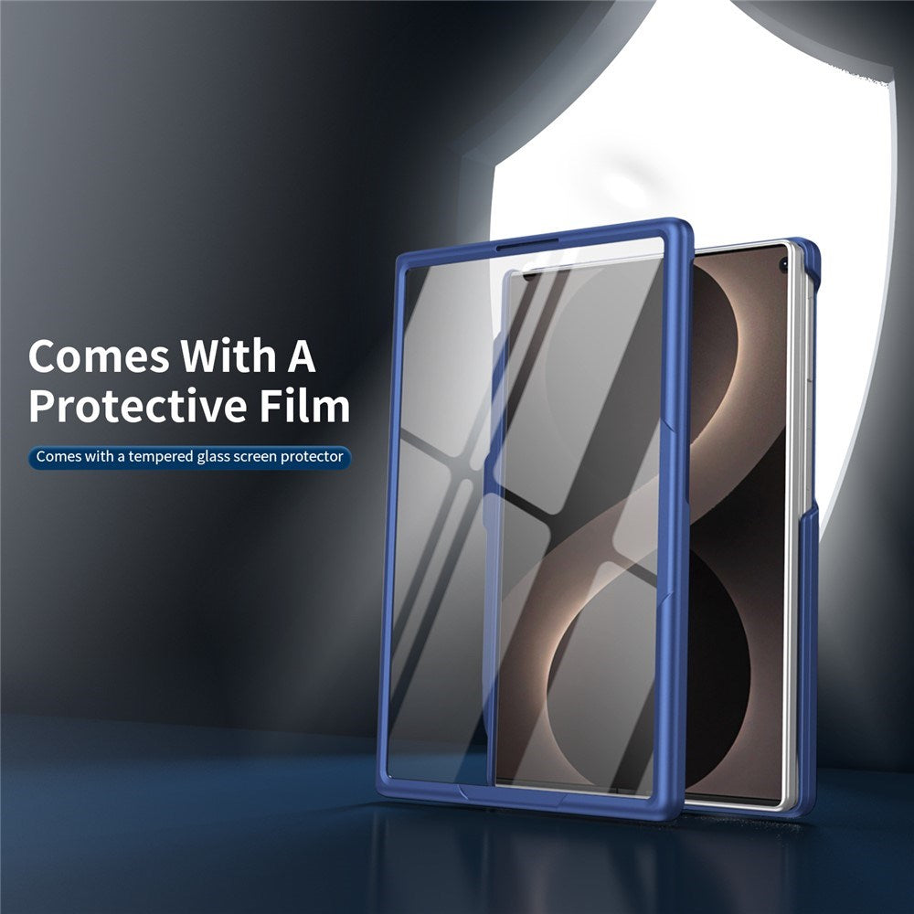 Samsung Galaxy Z Fold8 EIDERWOOD Cover m. Skærmbeskyttelse & Ståfunktion - Blå