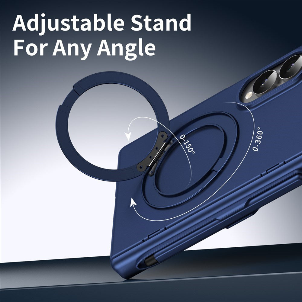 Samsung Galaxy Z Fold8 EIDERWOOD Cover m. Skærmbeskyttelse & Ståfunktion - Blå