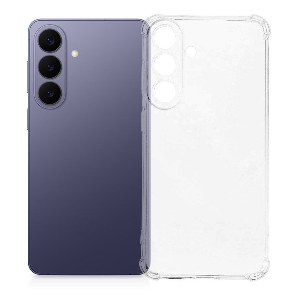 Samsung Galaxy S26 FE EIDERWOOD Fleksibelt Plastik Cover m. Forstærkede Hjørner - Gennemsigtig