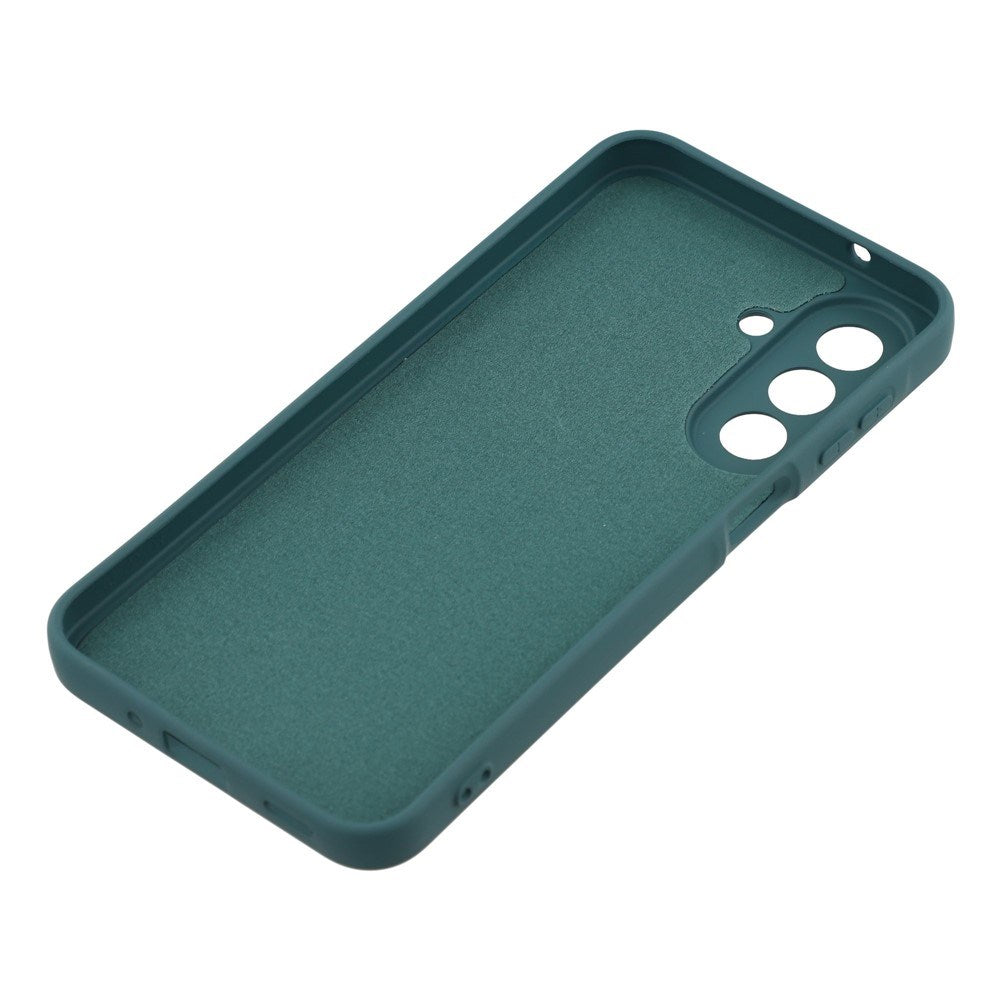 Samsung Galaxy A27 EIDERWOOD Foret Fleksibelt Plast Cover - Mørkegrøn