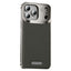 iPhone 17 Pro EIDERWOOD Stilrent Metal Cover m. Kunstlæder - Sølv / Grå