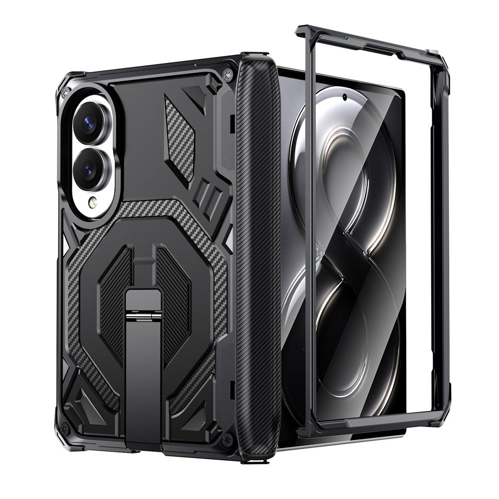 Samsung Galaxy Z Fold8 EIDERWOOD Håndværkercover m. Indbygget Kickstand - MagSafe Kompatibel - Sort