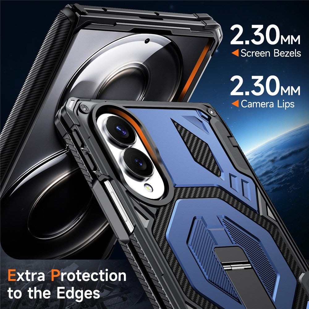Samsung Galaxy Z Fold8 EIDERWOOD Håndværkercover m. Indbygget Kickstand - MagSafe Kompatibel - Sort / Blå