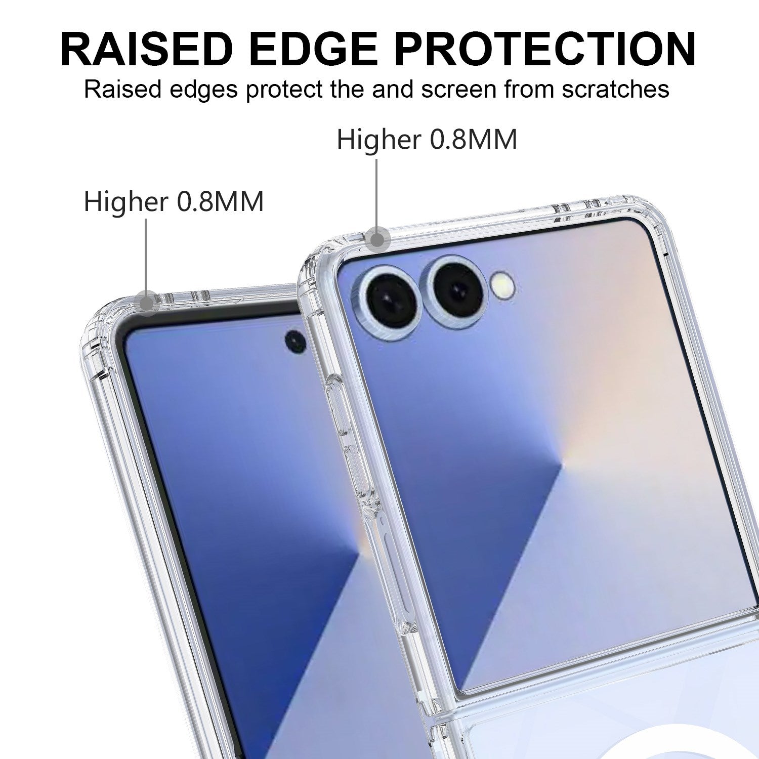 Samsung Galaxy Z Flip8 EIDERWOOD Hybrid Plast Cover - MagSafe Kompatibel - Gennemsigtig