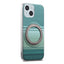 iPhone 14 / 13 EIDEROWOD Hybrid Plast Gradient Cover m. Roterende Kickstand - MagSafe Kompatibel - Grøn