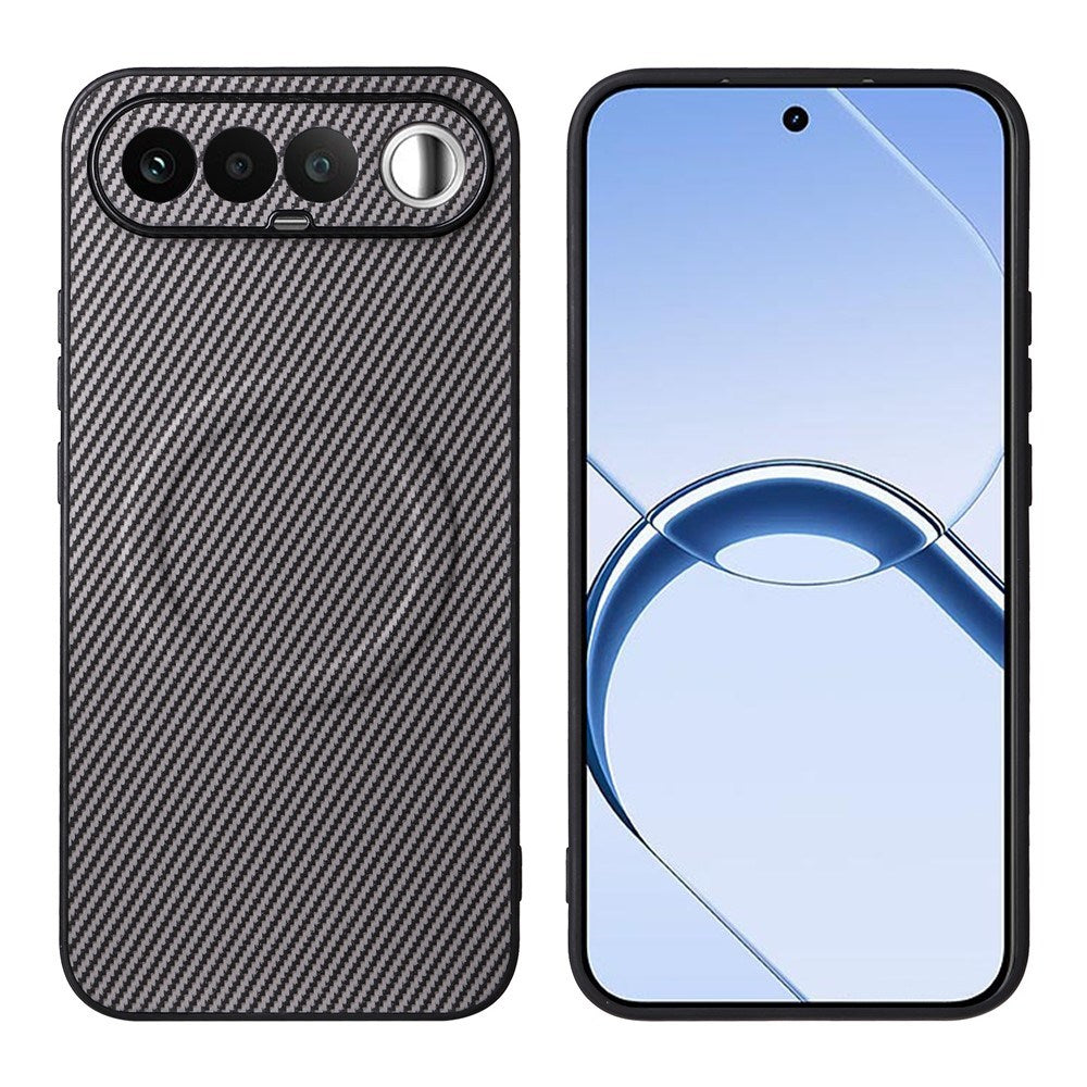 Realme 16 EIDERWOOD Hybrid Carbon Cover - MagSafe Kompatibel - Grå