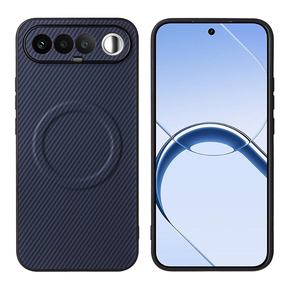 Realme 16 EIDERWOOD Hybrid Carbon Cover - MagSafe Kompatibel - Blå