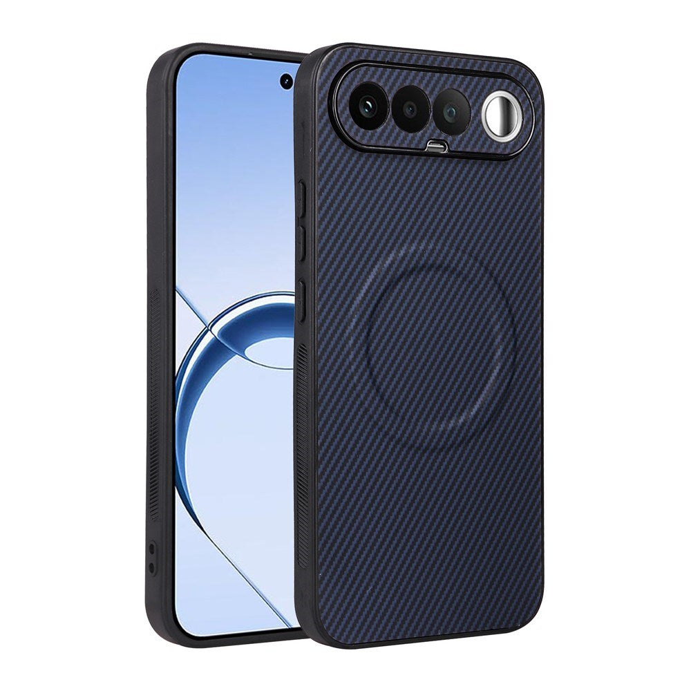 Realme 16 EIDERWOOD Hybrid Carbon Cover - MagSafe Kompatibel - Blå