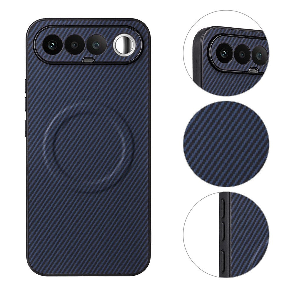 Realme 16 EIDERWOOD Hybrid Carbon Cover - MagSafe Kompatibel - Blå