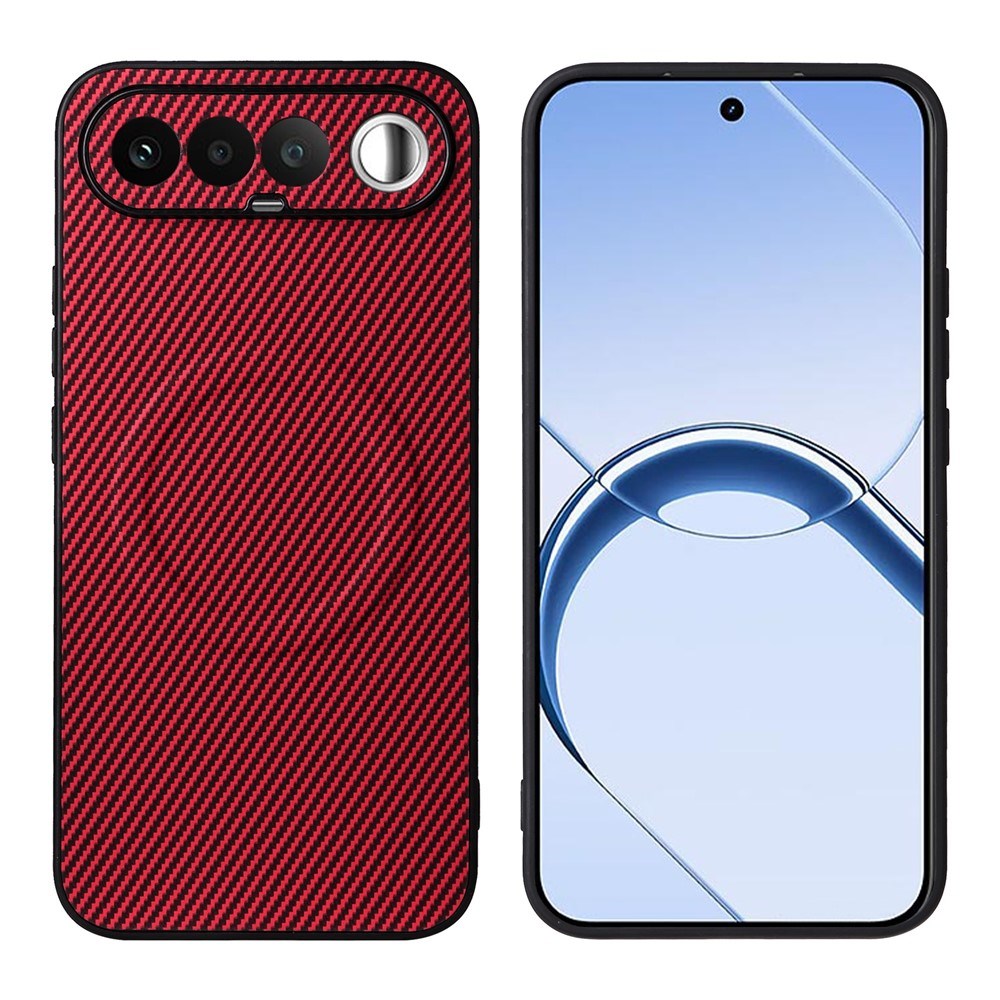 Realme 16 EIDERWOOD Hybrid Carbon Cover - MagSafe Kompatibel - Rød